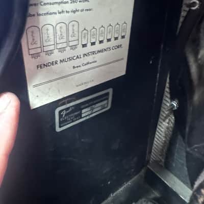 Fender '65 Twin Reverb Reissue 85-Watt 2x12" Guitar Combo 1991 - Present - Black image 12