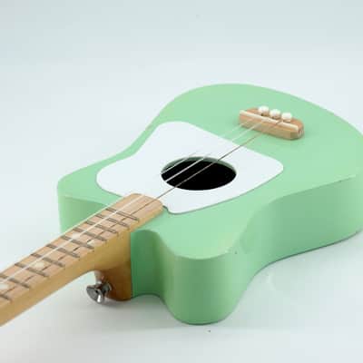 Loog Mini Acoustic 3-String Kids Beginner Guitar Mint Surf Green Educational image 13