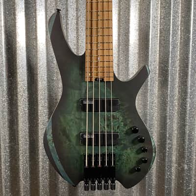 Cort Artisan Series Space Headless 5 String Bass Star Dust Green SPACE5SDG & Bag #0584 image 1