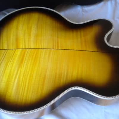 Carlo Greco Jazz Sunburst Guitar image 5