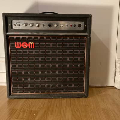 WEM Dominator MK III 1970 1X12 Combo Amp with Rare International Voltage Selector image 1