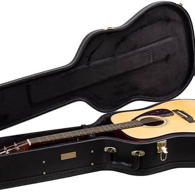 Crossrock 6 String Acoustic Dreadnought Guitar with Hard Case, Spruce Top, Student Guitar image 7