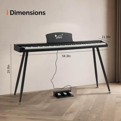 Glarry GPP-109 88 Key Full Size Semi-Weighted Standard Electric Digital Piano image 2