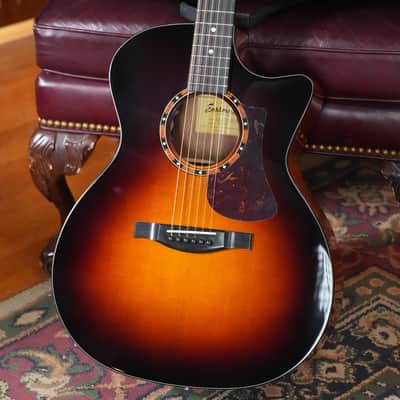 Eastman AC122-2CE-DLX-SB Cedar/Sapele Sunburst Cutaway Grand Auditorium Guitar w/Fishman Pickup #3693 image 1