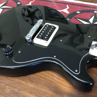 2004 Epiphone Les Paul Junior Electric Guitar Loaded Black Body image 2