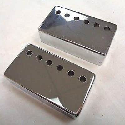 Chrome Pickup Covers for Electric Guitar 52mm image 1