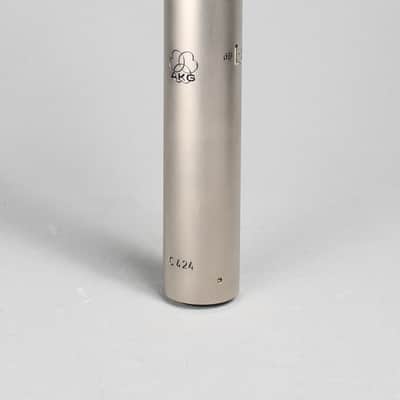 AKG C424 Stereo / Quadrophonic Vintage Microphone with Nylon Ring CK12 C414EB Capsule - Serviced image 4