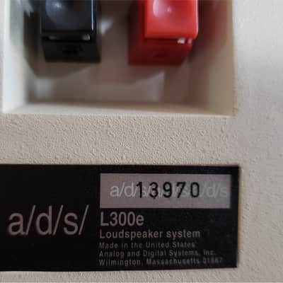 ADS L300e 2 Way Bookshelf Speakers a/d/s Vintage Compact Audiophile Quality Monitors image 9