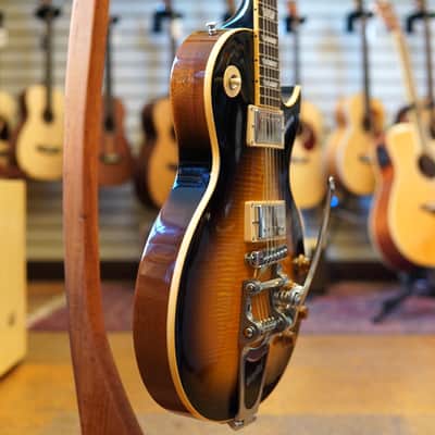 Gibson Limited Run Les Paul Standard Florentine Electric Guitar 2009 Vintage Sunburst w/Hard Case, Materials image 2