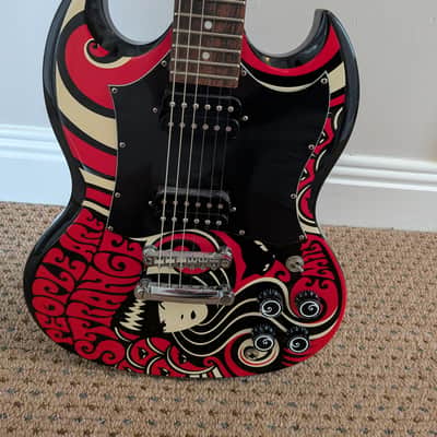 Epiphone Emily the Strange G-310 2003 - 2010 - Ebony with Emily the Strange Graphic image 6