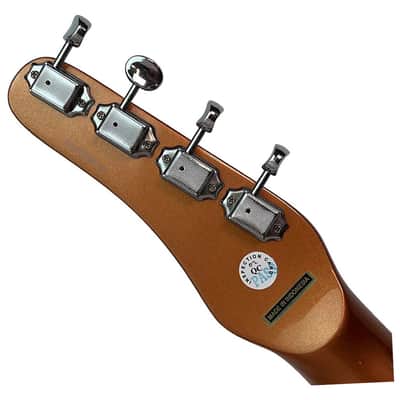 Silvertone 1444 Classic Series Short Scale Bass - Copper Metallic - Open Box image 5