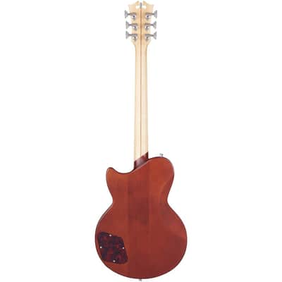 D'Angelico Deluxe Atlantic Electric Guitar With Stopbar Tailpiece Matte Walnut DADATLMWLNS image 7
