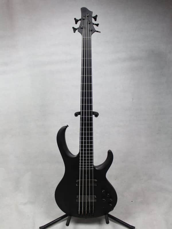 Ibanez BTB Iron Label 5-String Electric Bass Black Flat | Reverb