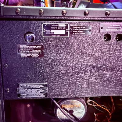 Roland JC-120 Jazz Chorus 2-Channel 120-Watt 2x12" Guitar Combo 1994 image 12