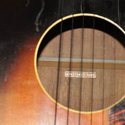 1930s Carson J. Robison (Gibson Montgomery Wards) Accoustic Guitar. image 4