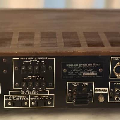 🎶✨ Marantz Model 1060 Integrated Stereo Amplifier | Selectively Serviced | Cleaned, Tested & Detailed | Classic Silver-Face Marantz image 10