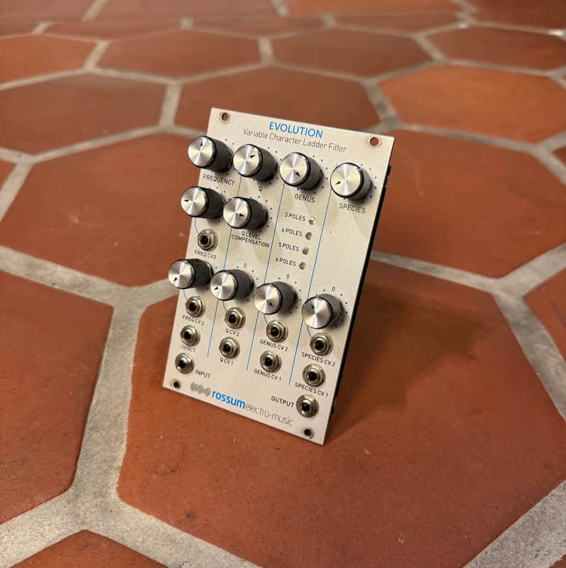 Rossum Electro-Music Evolution Variable Character Ladder Filter Eurorack Module 2016 - 2021 - Silver image 1
