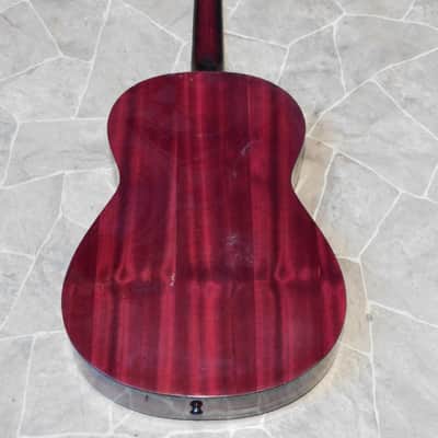 rare vintage Clarissa by Polverini Bros parlor Blues GUITAR chitarra Italy 1960s image 2