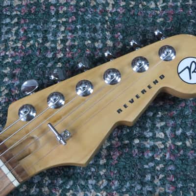 2021 Reverend Double Agent OG Metallic Silver Freeze! w/case image 6