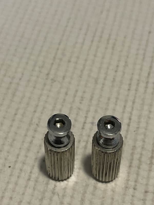 2000's Jackson JT-580 JT-580LP Floyd Rose Tremolo Bridge Chrome Mounting Studs & Bushings image 1