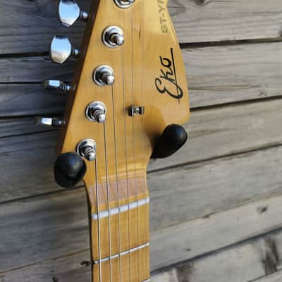 RIF 998 EKO ST-YM Yngwie Malmsteen Stratocaster w/Scalloped Fretboard Vintage White image 12
