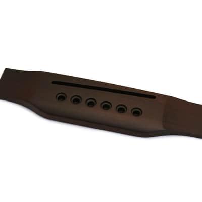 RP279 Retro Parts Glue-on Folk Style Acoustic Rosewood Guitar Bridge Alvarez Style