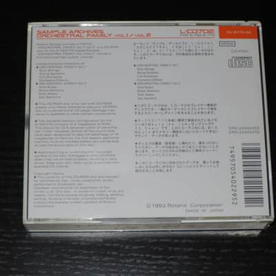 Roland Sample Archives L-CD702 Orchestral Family Vol. 1 / Vol. 2 CD-ROM for S700 S-750 S-770 sampler image 4