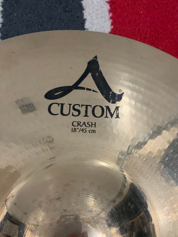 Zildjian 18" A Custom Crash Cymbal image 1