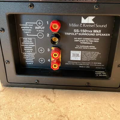 Miller & Kreisel S-150 Complete 5.1 THX Ultra certified - Pro Surround System - 2004 Black image 23