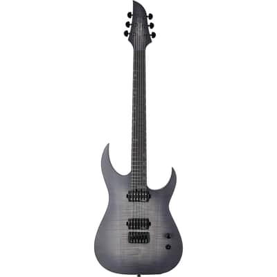 Schecter KM-6 MK-III Keith Merrow Legacy Electric Guitar, Tri-Black Burst image 2