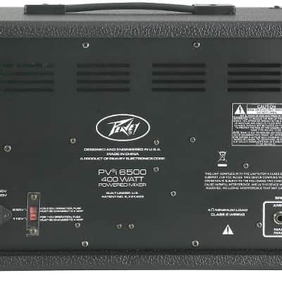 Peavey PVI6500 6-Channel Powered Mixer, 400W image 2