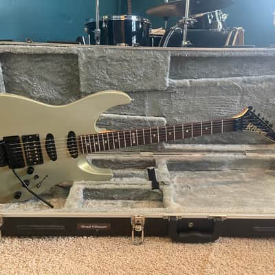 1989 Kramer Pacer Custom II in Flip Flop Champagne with HSC HSS Floyd image 1