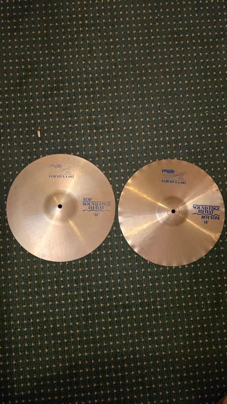 Paiste Formula 602 Sound Edge Hi-Hat Blue Label 1981-1993 Bild 1