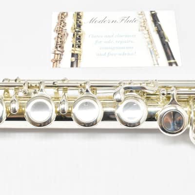 Used Jupiter Capital Edition Student Flute Silver Plated Offset G & C Foot w/ D# Roller Just Serviced image 7