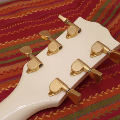 Burny Les Paul Custom Super Grade Vintage White MIJ Made in Japan CIJ image 12