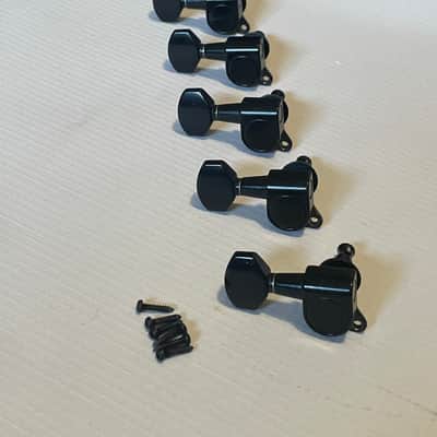2020's Kramer Nightswan Baretta Series GOTOH Style 6 In Line LH Black Tuners Tuning Pegs image 2