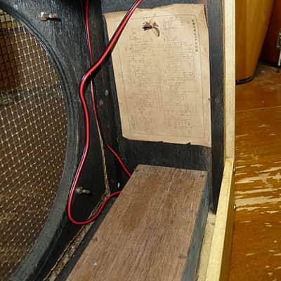 Guyatone GA-620 1960's Rare Blonde Sparkle Tolex, no speaker, completely serviced and functional image 6