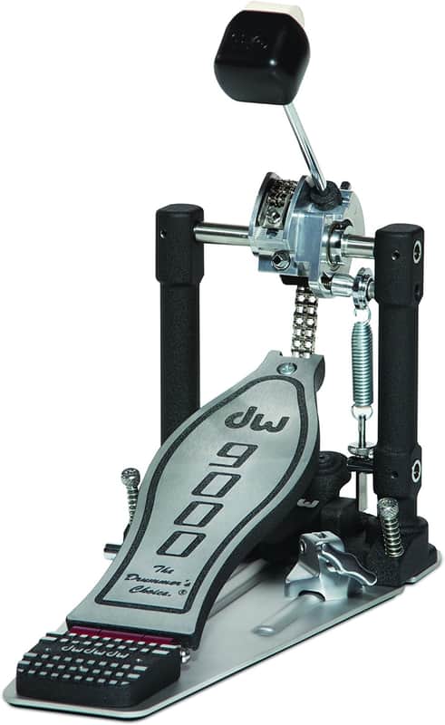 Drum Workshop DWCP9000 Single Bass Pedal w/Bag - Silver image 1