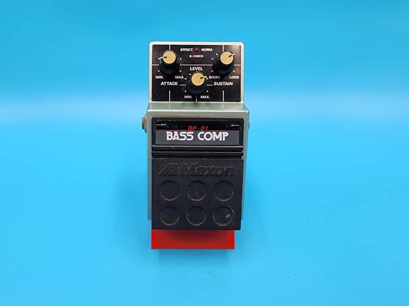 Rare Vintage 80s Maxon BP-01 Bass Comp Guitar Effect Pedal Japan MIJ image 1