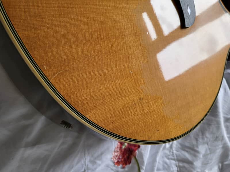 Aria FE60 Elecord 1980s Natural MIJ | Reverb
