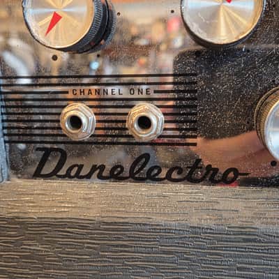 Vintage 1960s Danelectro DS-100 6x10" Guitar Half Stack Gray image 3