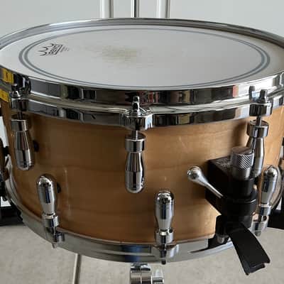Scott’s Custom Drums Platinum 6 1/2”x14” snare drum 6 ply maple/gum shell 2025 - Natural wood lacquer image 3