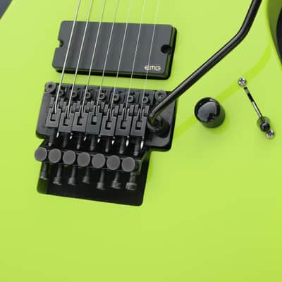 Dean USA Custom Shop RC7 Rusty Cooley 7 String Electric Guitar - 1 Off - Nuclear Green - Hard Case image 6