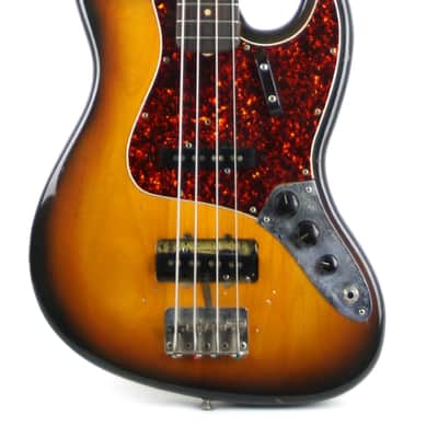 1959 Fender Prototype Jazz Bass Sunburst (Refinished) image 12