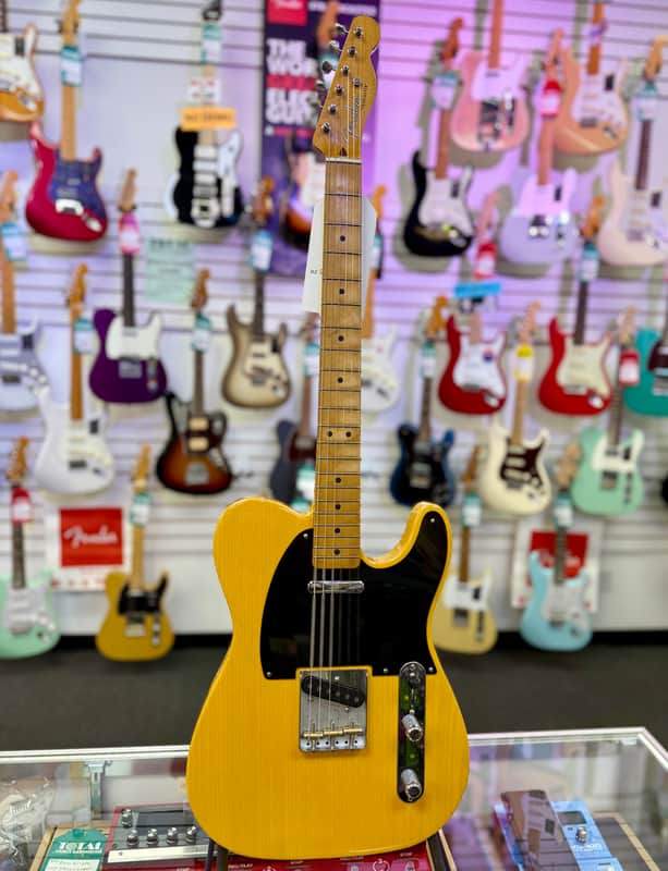 Fender 75th Anniversary Vintera Road Worn 1951 Telecaster, Maple Fingerboard, Butterscotch Blonde image 1