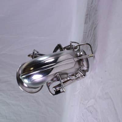 Conn F-Mezzo Soprano Saxophone ORIGINAL SILVER PLATE image 7