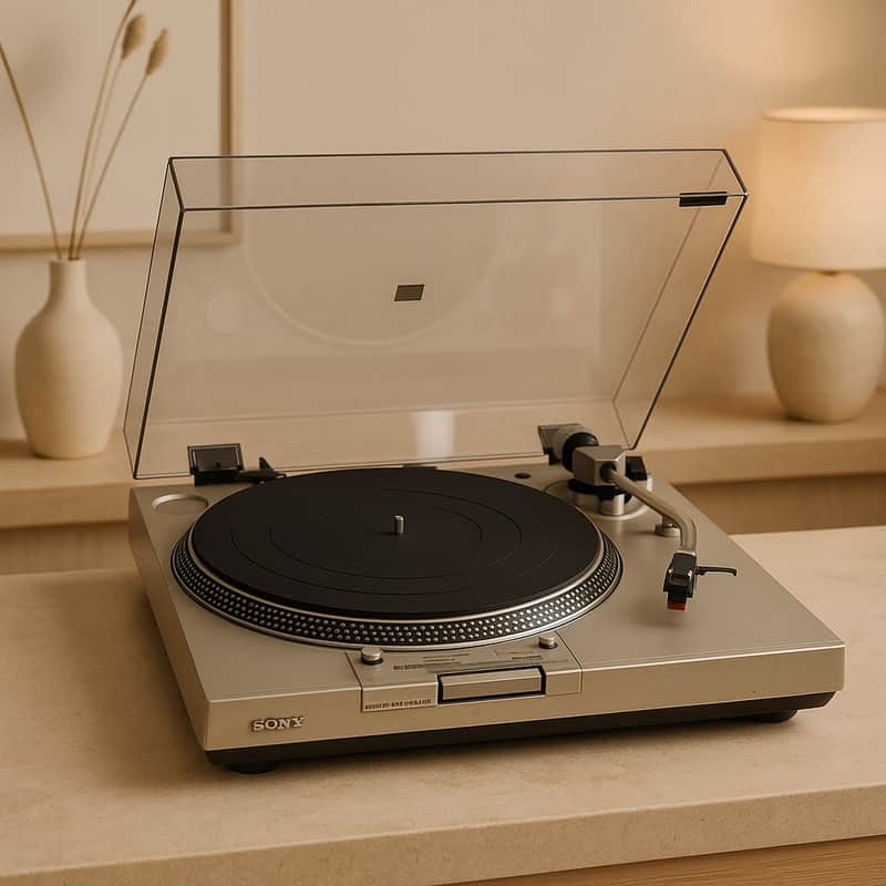 SONY PS-T1 Rare Vintage Turntable Warranty Direct Drive Hi-Fi
