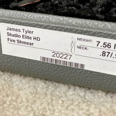 2020 James Tyler Studio Elite HD - Fire Shmear, Reverse Headstock image 22