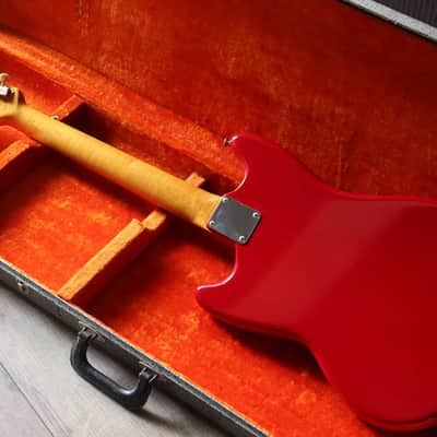 Fender Musicmaster II Dokata Red 1965 L series Brazilian board image 7