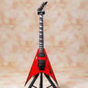 Jackson Pro Series Phil Demmel Signature Demmelition King V 2008 - 2014 Red with Black Bevels + Case